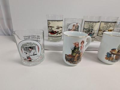 Norman Rockwell Museum Currier & Ives Mugs & Glasses