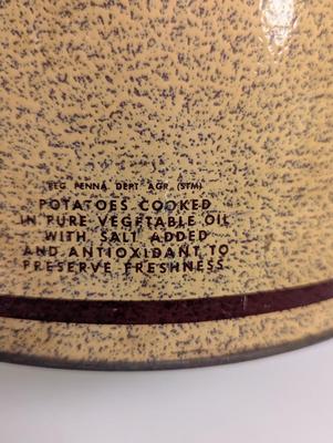 Vintage Charles Chips Metal Can
