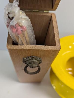 Misc Decor Match Box Arturo Fuente Cigar Box Vintage Metal Spittoon