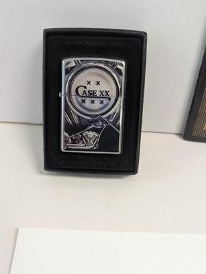 Zippo Case XX Lighter & Motorcycle Chopper Graphics