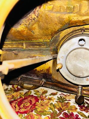 STUNNING KIENZLE VDO GILT BRONZE MANTEL CLOCK
