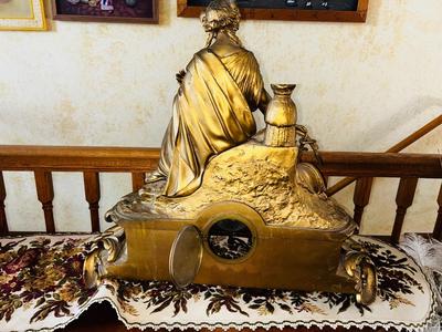 STUNNING KIENZLE VDO GILT BRONZE MANTEL CLOCK