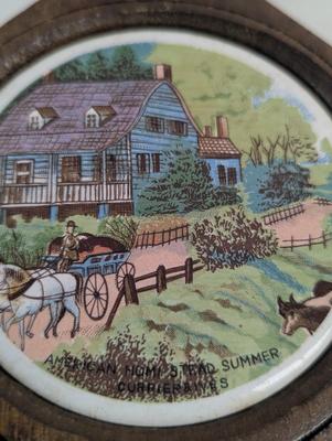 Currier & Ives Price Imports Japan & Thomas Kinkade Coasters