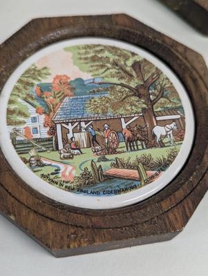 Currier & Ives Price Imports Japan & Thomas Kinkade Coasters