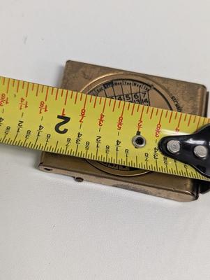 Vintage 1946-1951 Scottie Dog No Parking Match Safe Perpetual Calendar