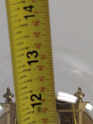 Vintage Schatz Jahresuhrenfabrik Germany Clock Model #49 For Parts Or Repair.