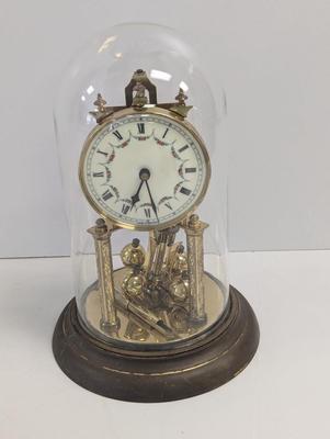 Vintage Schatz Jahresuhrenfabrik Germany Clock Model #49 For Parts Or Repair.