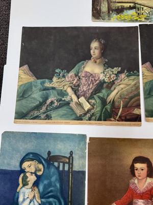 Vintage Art Prints Lot