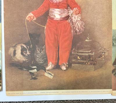 Vintage Art Prints Lot