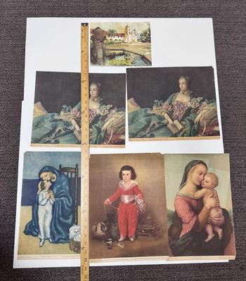 Vintage Art Prints Lot