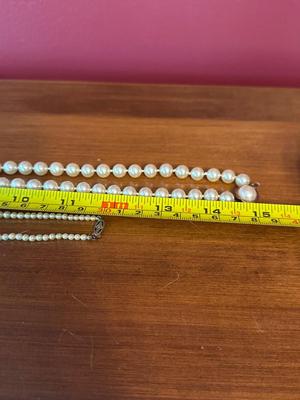 Vintage faux pearls