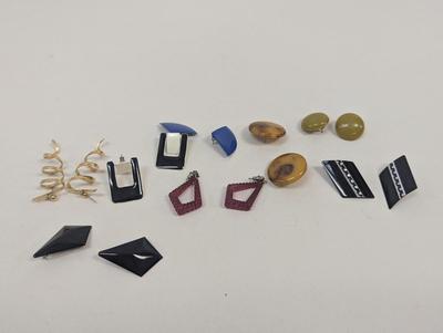 Vintage Costume Pierced Earrings