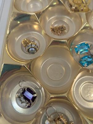 Vintage Costume Pierced Earrings