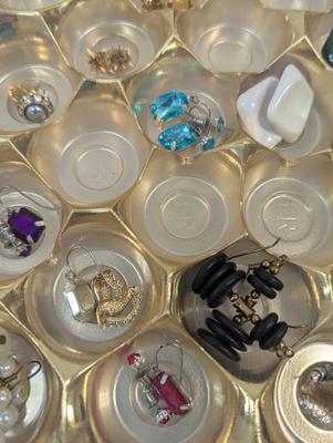 Vintage Costume Pierced Earrings