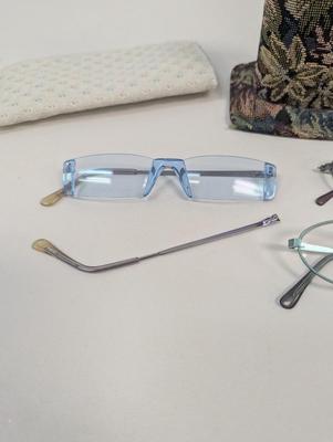 Prescription Glasses & Holder