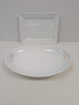Oval Serving Dish & Platter