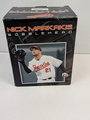 2007 Nick Markakis Bobblehead Baltimore Orioles Sports Collectible With Box