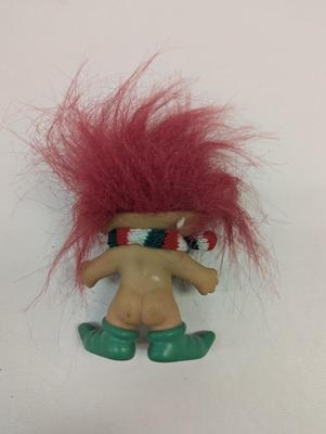 Vintage 1990's Merry Little Troll Christmas Elf 3"