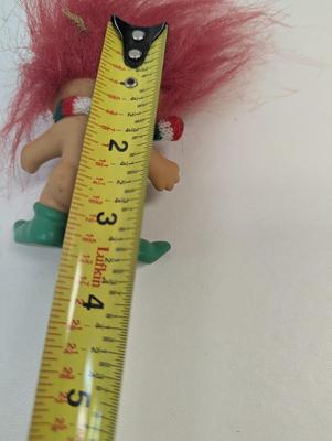 Vintage 1990's Merry Little Troll Christmas Elf 3"