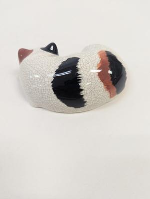 Vintage 1985 Geo Z Lefton Cat Figurine Crazing Crackle H05295