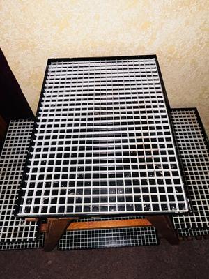 WOODEN PLANT STAND WITH CUSTOM MADE DRAIN RACKS