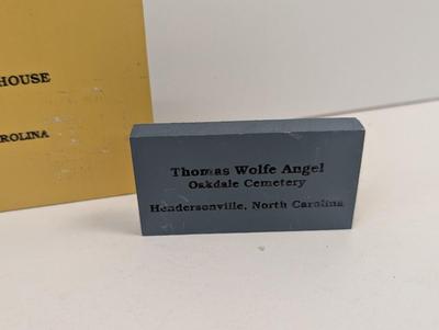Hendersonville Depot - County Courthouse = Thomas Wolfe Angel North Carolina Cats Meow Wooden Displays