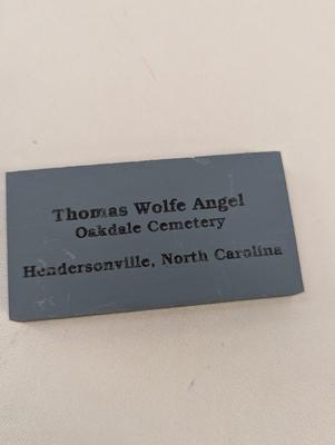 Hendersonville Depot - County Courthouse = Thomas Wolfe Angel North Carolina Cats Meow Wooden Displays