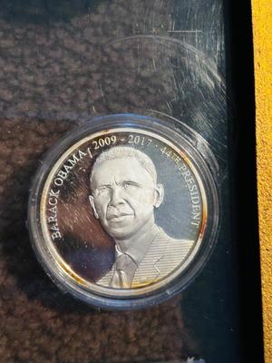 GOLD PLATED DREAM REPLICA COLLECTION OF PRESIDENTIAL BARS & COINS