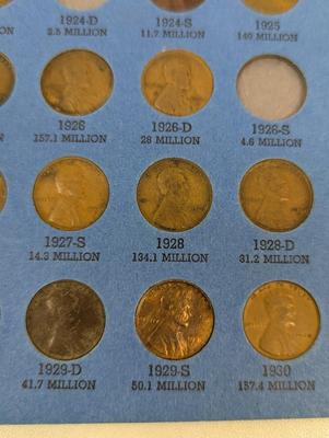 65 Coins - Lincoln Head Cent Collection 1909 To 1940 Number One Book Choice 1