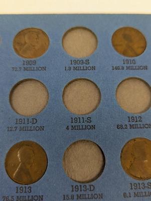 65 Coins - Lincoln Head Cent Collection 1909 To 1940 Number One Book Choice 1