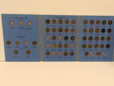 45 Coins - Indian Head Cent Including Flying Eagle Cents 1857 to 1909