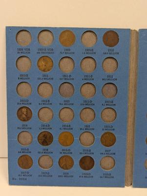 49 Coins - Lincoln Head Cent Collection 1909 To 1940 Number One Book Choice 2