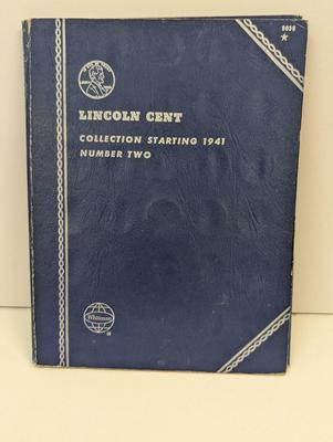 88 Coins - Lincoln Head Cent Collection 1941 Number 2 Book Choice 1