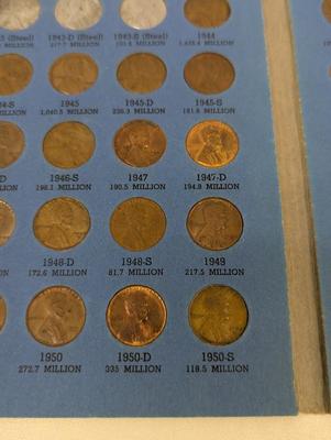 88 Coins - Lincoln Head Cent Collection 1941 Number 2 Book Choice 1