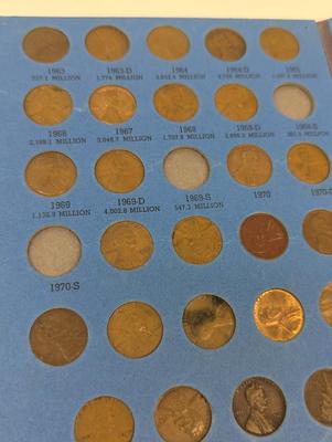 72 Coins - Lincoln Head Cent Collection 1941 Number 2 Book Choice 2