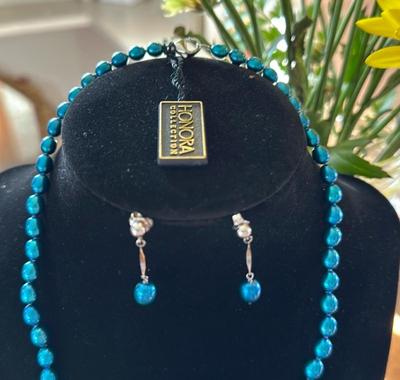 Pearl and earrings set