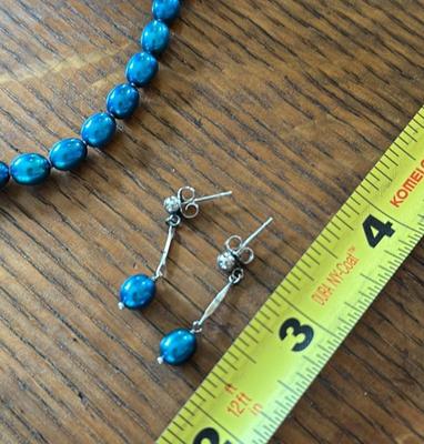 Pearl and earrings set