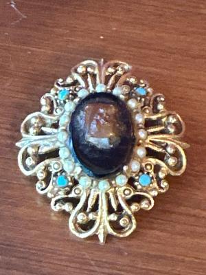 Sale Photo Thumbnail #592: Signed Florenza brooch