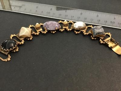 Antique Book Chain Bracelet Gorgeous