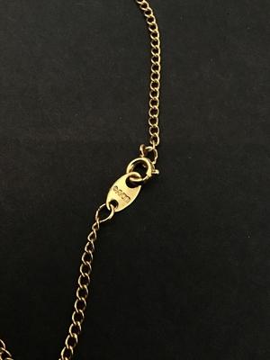Vintage gold tone multicolored Crystal anklet