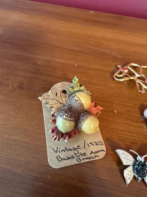 Brooches and a bracelet