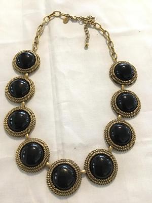 Designer RLZ Rachel Lux Zoe Rare Cabochon Gold Tine