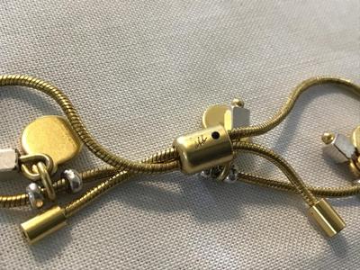 Madewell Brass Fashion Slider Bracelet