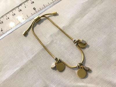 Madewell Brass Fashion Slider Bracelet