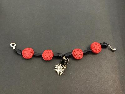 Red Cinnabar Type Pat 2007 Sun Bracelet