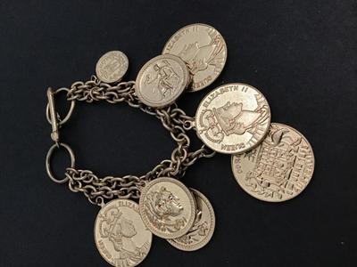 Faux Coin Bracelet