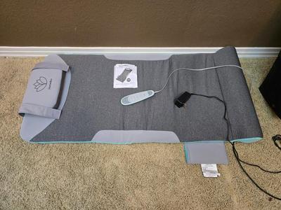 HoMedics Stretch XS Mat – Portable Stretching & Massage Mat with Remote