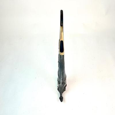 Sale Photo Thumbnail #108: Made with bronze  #13/39
Signed and dated 1997
Measurements:
30" Height, 13" Width
Valued $3000-$3500
Valued from $3000-$3550