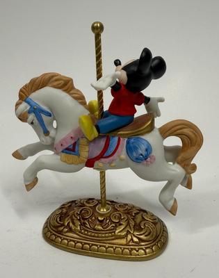 MICKEY MOUSE New England Collectors Society Disney Characters Carousel Horse Figure limited edition