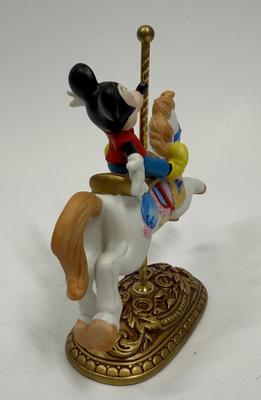 MICKEY MOUSE New England Collectors Society Disney Characters Carousel Horse Figure limited edition